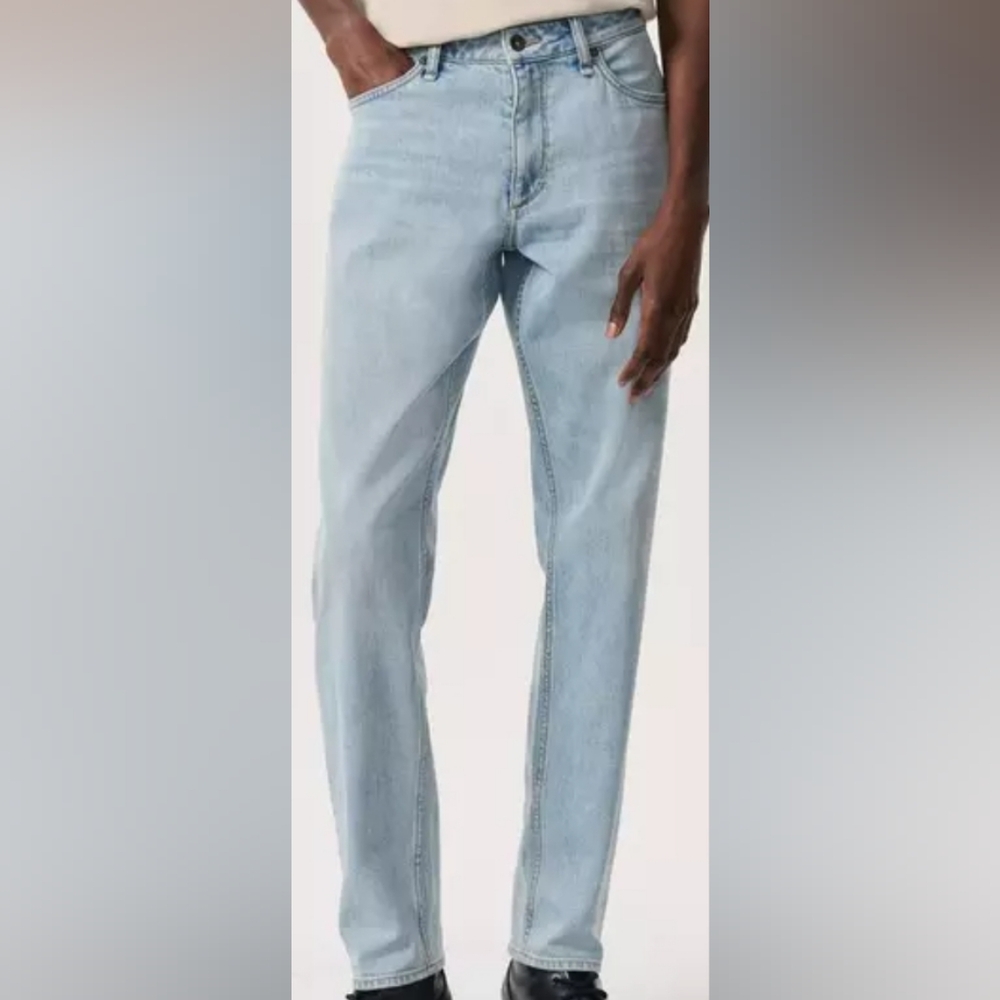 Rag & Bone Men's Light Blue Denim Extra Slim Straight Leg Jeans Size 32